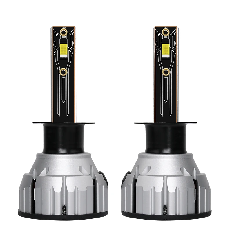 Универсальные светодиодные лампы для фар Braveway H1 H11 HB3 HB4 для автомобилей, мотоциклов, грузовиков, лодок, 100 Вт/пара