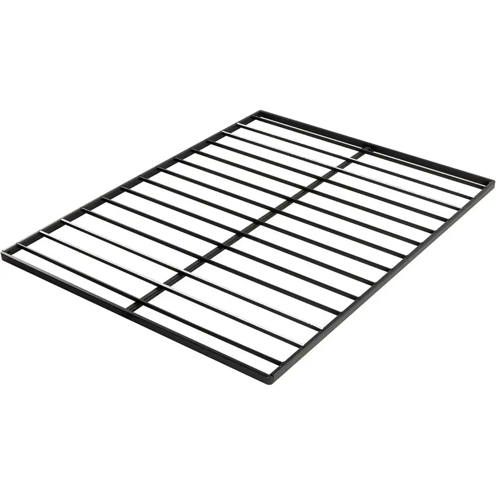 

1.6 Inch Full Metal Bunkie Board, Mattress Support, Box Spring or Slat Replacement, Easy Assembly, Black