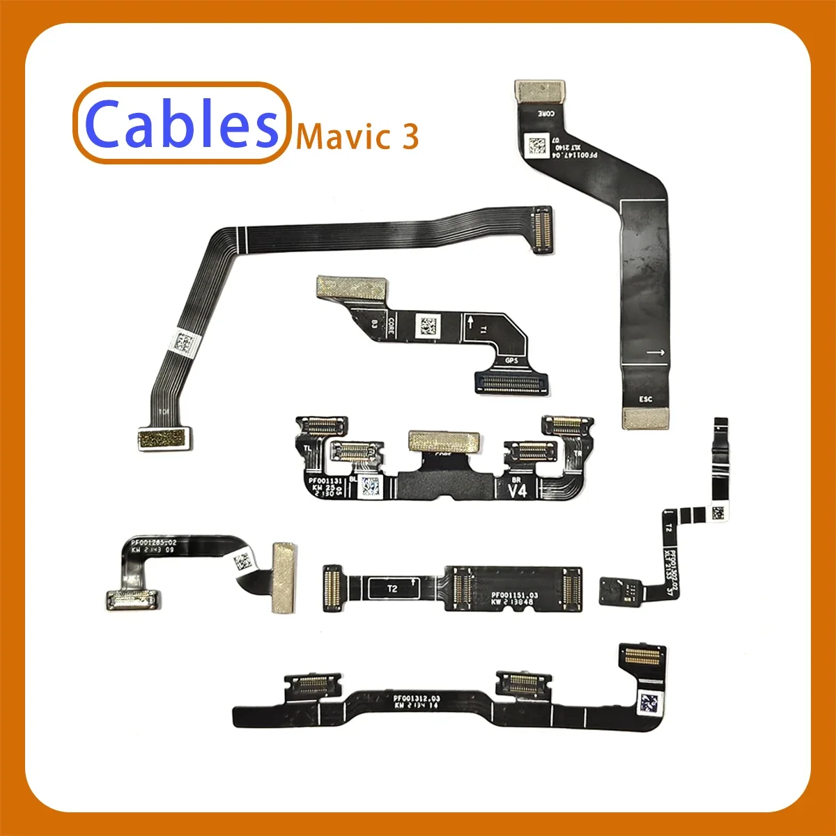 Mavic 3 3c 3pro Cine body ESC GPS TOF front and rear vision machine internal cable, factory disassembled and packaged for use