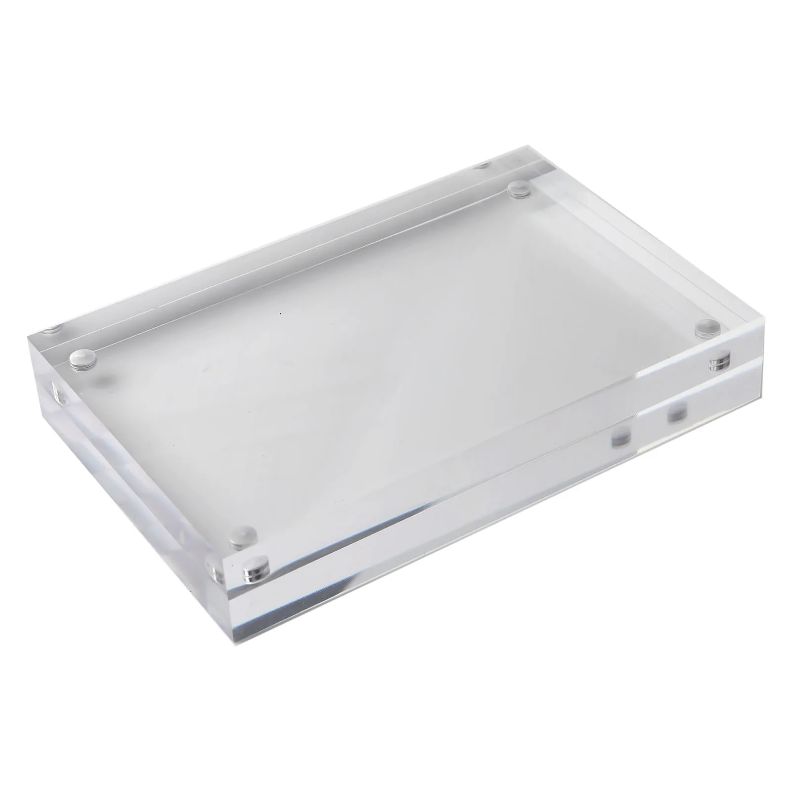 Acrylic Photo Frame Decor Display Stand Double-sided Home Replacement Spare Thick Transparent Ornament Picture