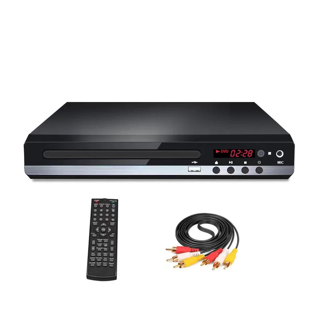 DVD-229 New Pro HD MI Best Sales Made in China Black Home DVD Player