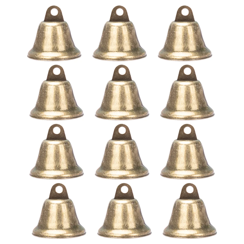 20 Pcs The Bell Bronze Bells Decorative Open Decoration DIY Accessory Ball Iron