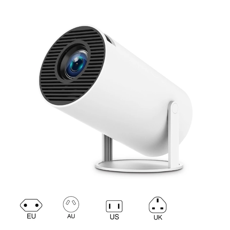 

HY300 Small Film Projector Lightweight and Various Connectors for Android11