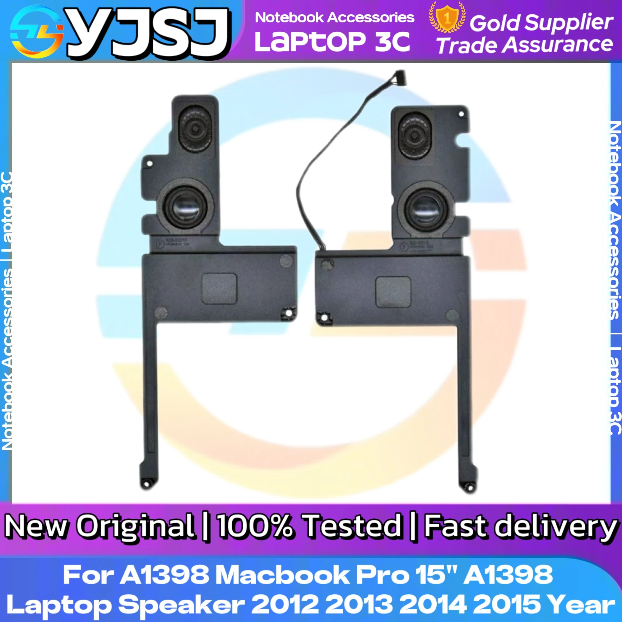 

New Original Laptop Notebook Speakes For Macbook Pro15" A1398 built-in left and right speaker horn audio 2012 2013 2014 2015Year