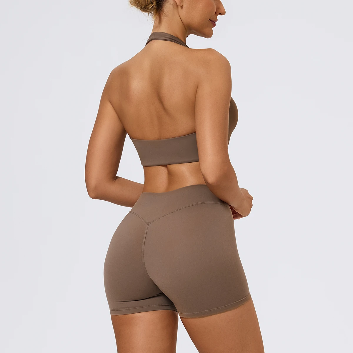 Hearuisavy 2Pcs Women's Summer Sports Suit Gym Push-Up Sports Bra With High Waist Stretch Breathable Fitness Running Yoga Pants