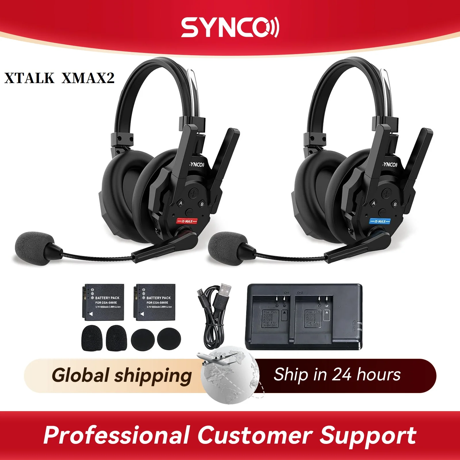 SYNCO XTALK XMAX2 Беспроводная гарнитура для внутренней связи