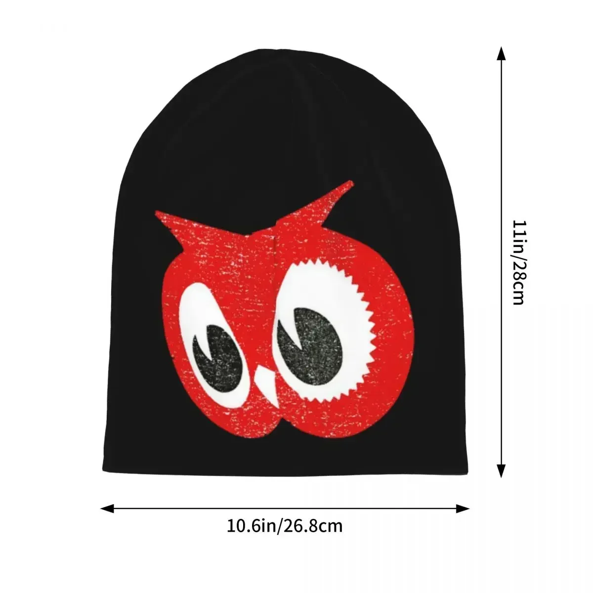 Red Owl Grocery Food Store Vintage Retro Distressed Warm Knitted Cap Fashion Bonnet Hat Outdoor Beanies Hats for Unisex Adult