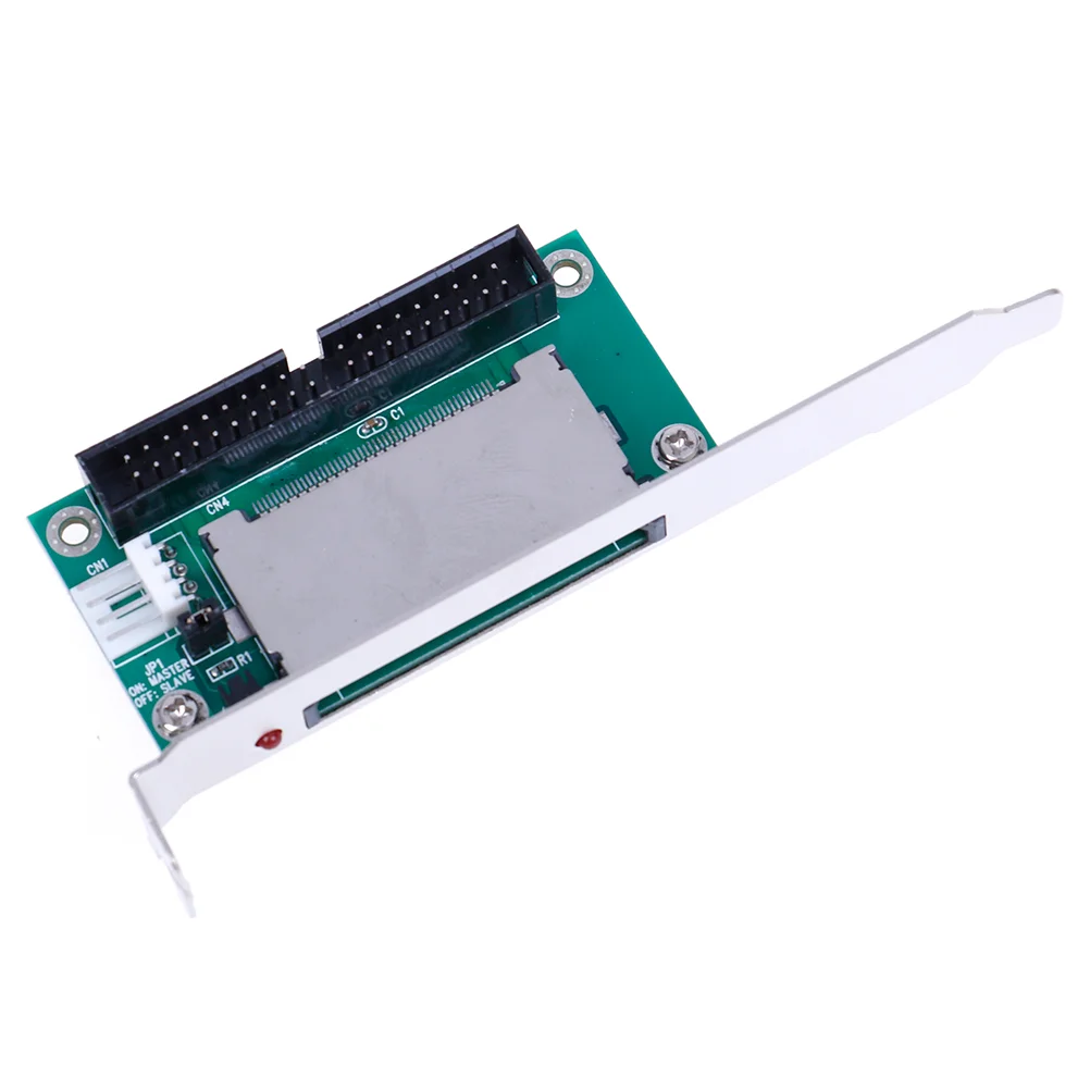 PCI Bracket Back Panel Computer Connector And Connections 40-Pin CF Compact Flash Card To 3.5 IDE Converter Adapter
