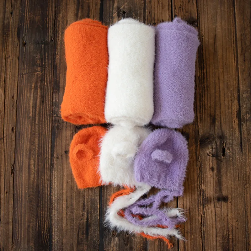 Accesorios de fotografía recién nacido, paño envolvente de felpa, manta para bebé de 100 días, accesorios de estudio de modelado