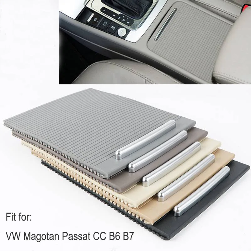 Cup Holder Cover Center Console Sliding Shutters 3CD857503 For Volkswagen Magotan CC Passat B6 B7 2009 2010 2011 2012 2013-2015