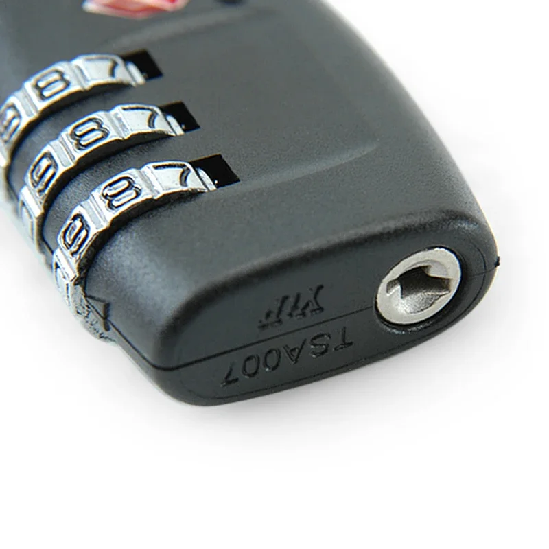 أقفال TSA الذكية 3 موقف قفل مجمع قابل لإعادة الضبط لحقيبة أمتعة السفر مكافحة سرقة قفل برمز قفل كلمة المرور الجمركية