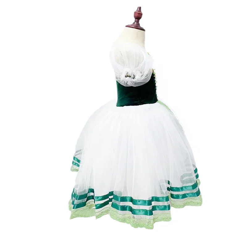 Falda tutú de Ballet para mujer y niña, vestido largo para mujer, ropa de actuación, faldas para danza del vientre de cisne MS93 2023