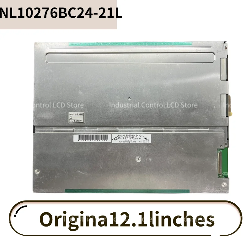 NL10276BC24-21 정품 LCD 디스플레이 화면, 산업용 장비용, 12.1 인치 NL10276BC24-21F 21L