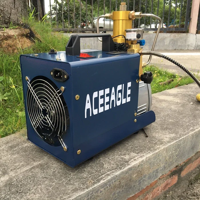 High Pressure  Pump Electric Air Compressor for Pneumatic Airgun Scuba Rifle PCP Inflator Water and oil separation