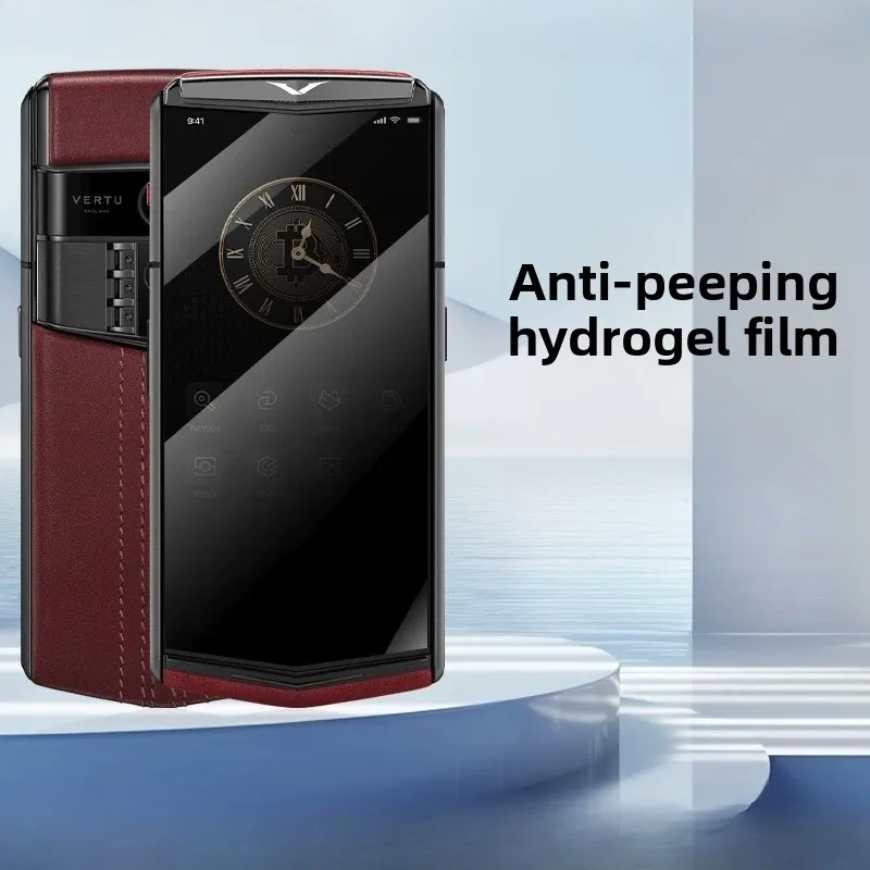 2Pcs For Vertu Agent Q Screen Protector Tempered Glass Anti-spy Easy to Install Cover For Vertu Phone Anti Peeping Film Funda