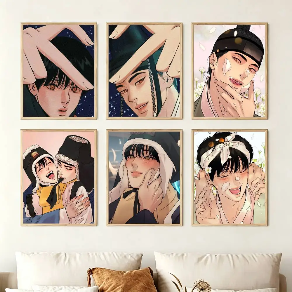 Nakyum Seungho Painter of the Night Poster High Quality Dorm Living Room Aesthetic Wall Decoration Painting Stickers Gift