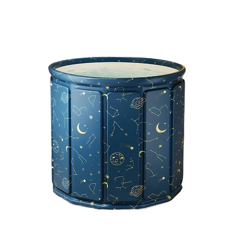 Collapsible bathing tub, suitable for adults and children, extra large and thickened, infants can swim in it