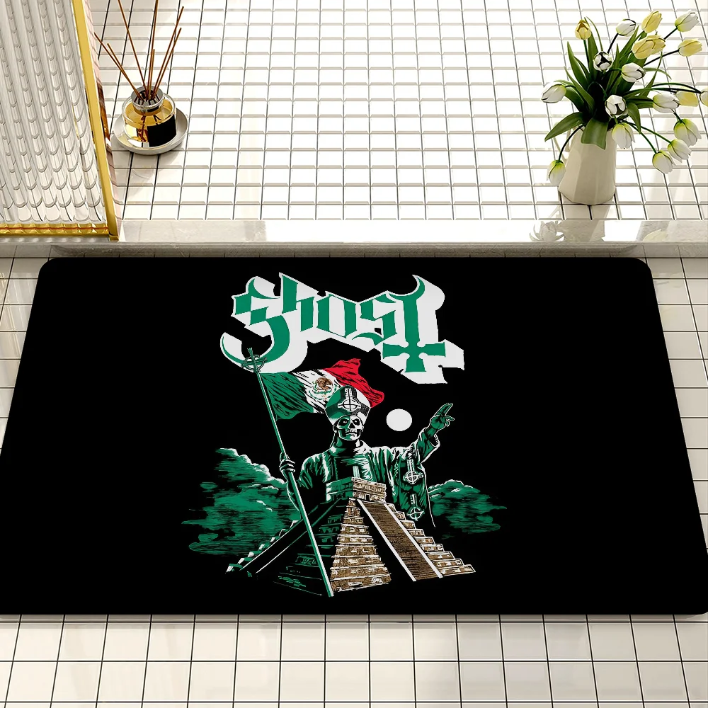 Ghost Band Hallway Carpet Washable Non-Slip Living Room Sofa Chairs Area Mat Kitchen Doormat Area Rug