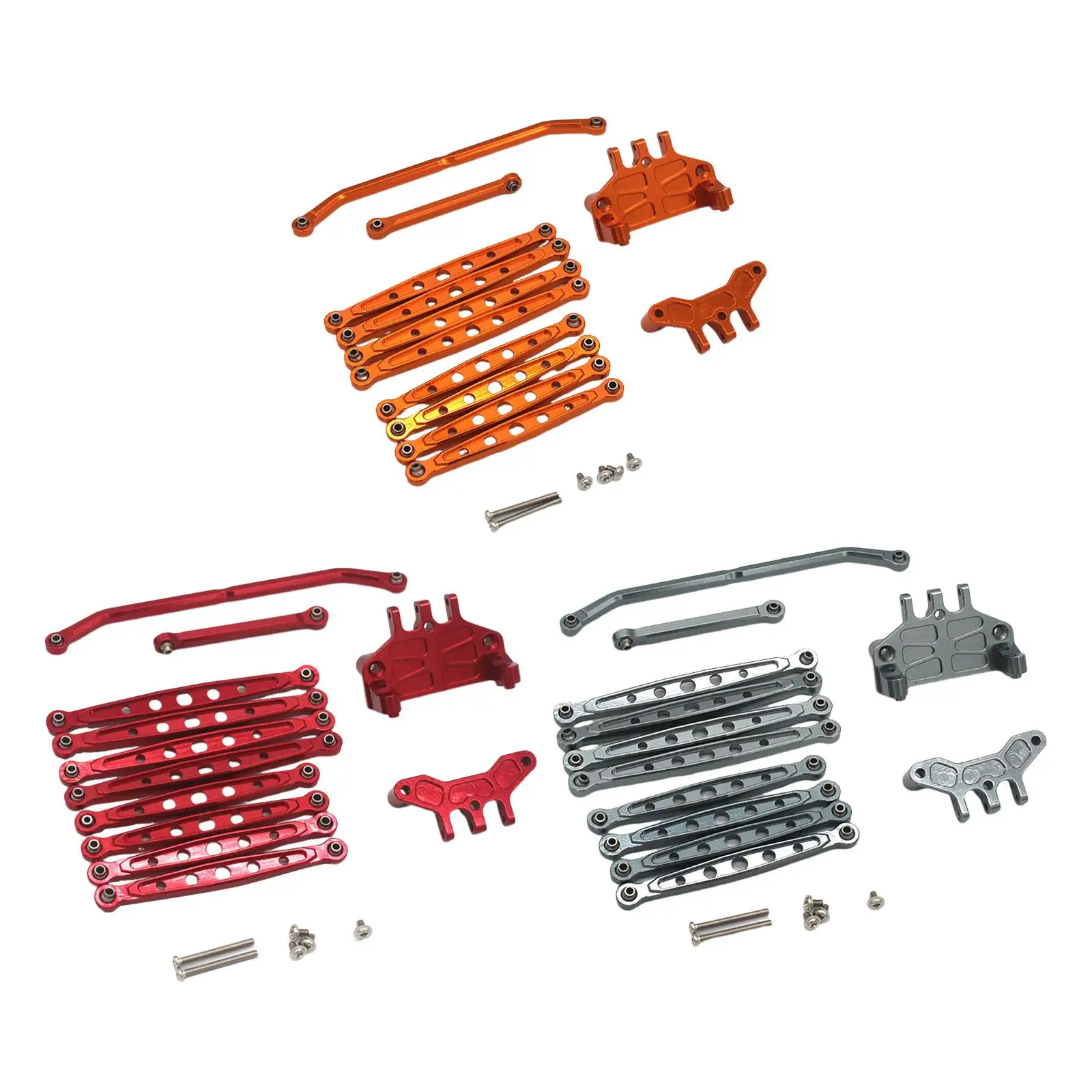 

12x Turnbuckle Pull Rod Upgrade Parts Steering Pull Rod Link Linkage Set for MN128 MN86S 1/12 RC Hobby Car Model DIY Modified