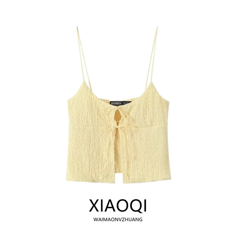 

Ele Design Sensation Women's ort Top Strap Sle Quali Material Autumn New Arrival Faionable Versatile Ladies Vest