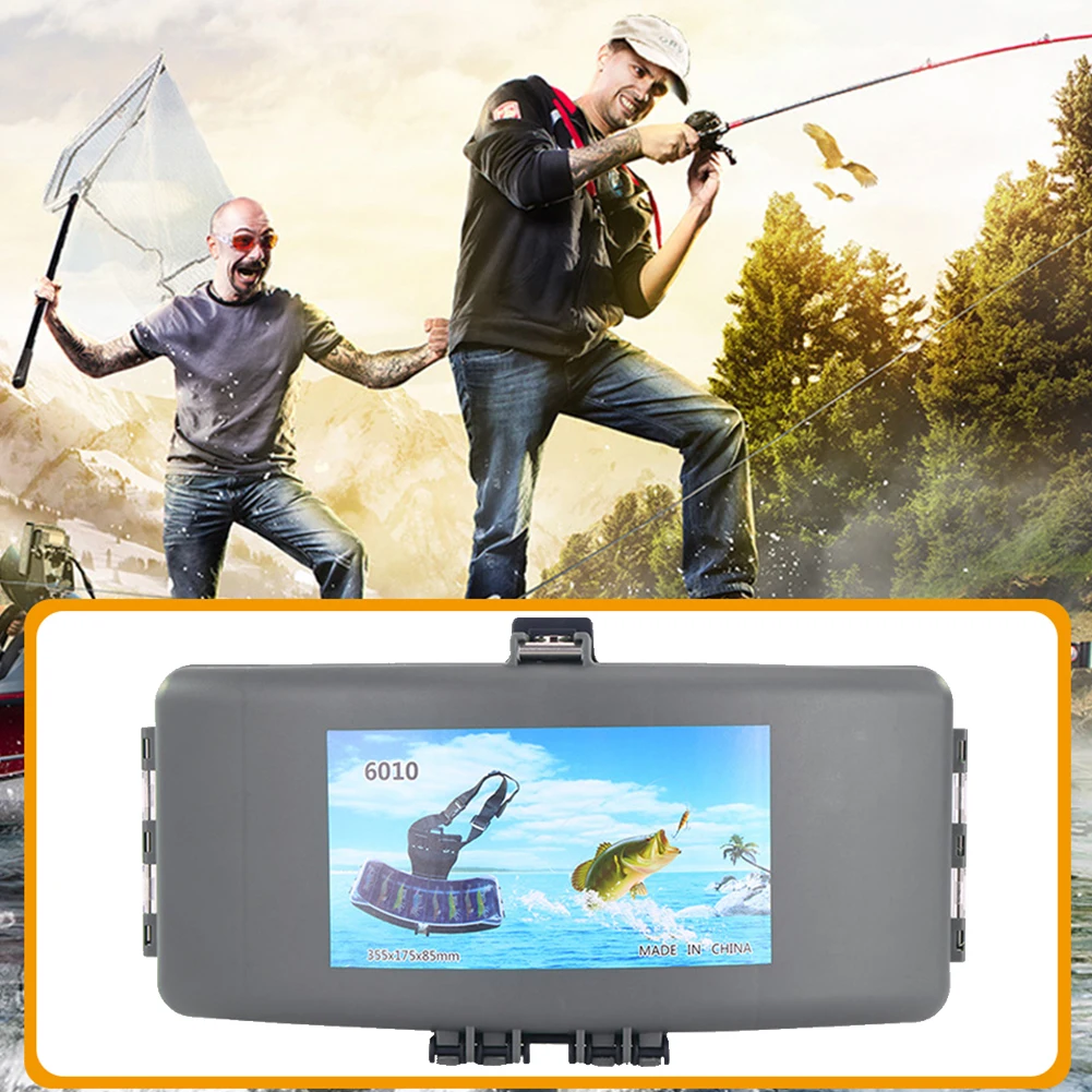 حقيبة حزام الصيد الصيد الطعم تخزين حزام صندوق سعة كبيرة صيد السمك صندوق تخزين متعدد الوظائف لخطاف الصيد السحر #4