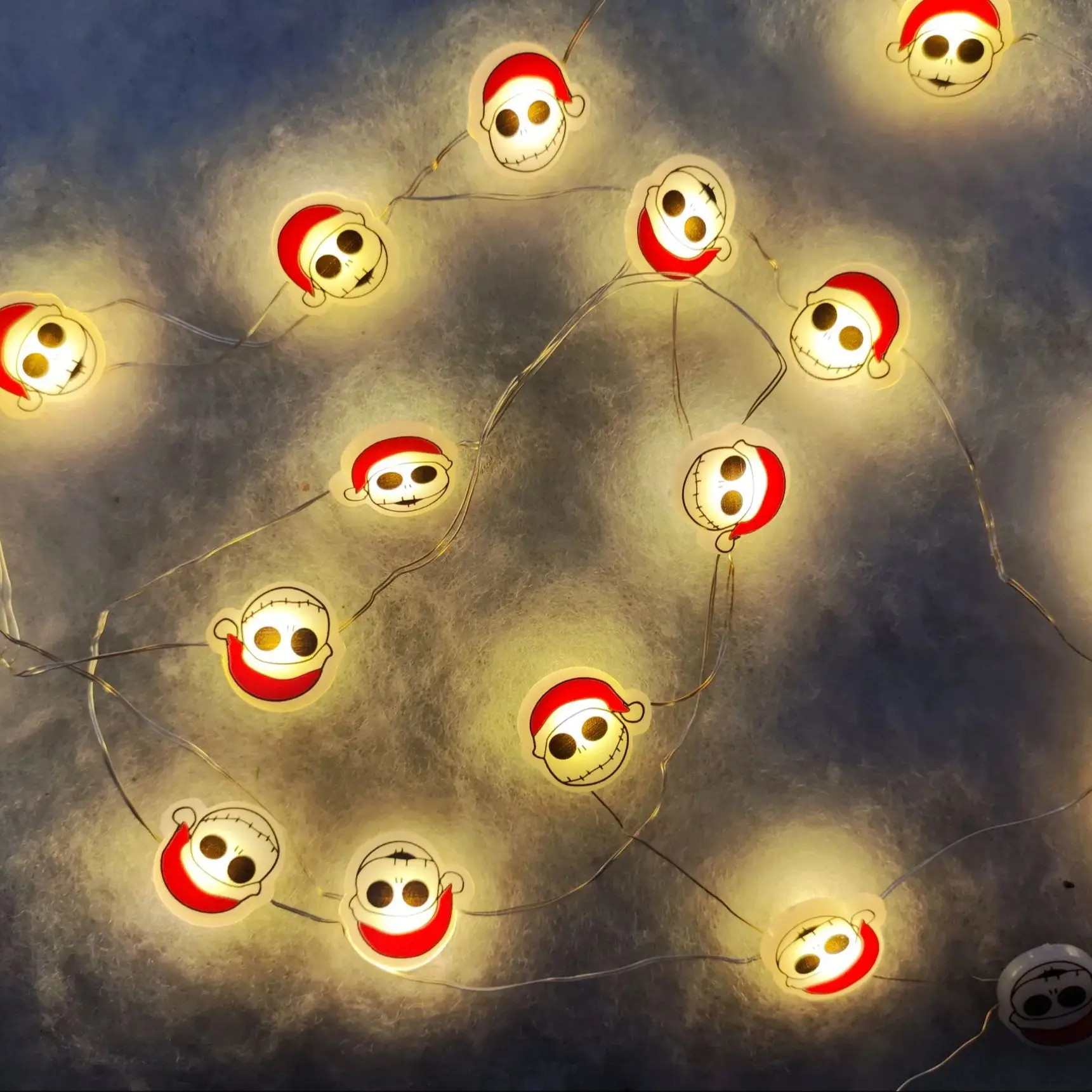 20LED Copper Wire String Lights Outdoor Christmas Decorations Warm White Battery Powered Fairy Lights for Home Decor