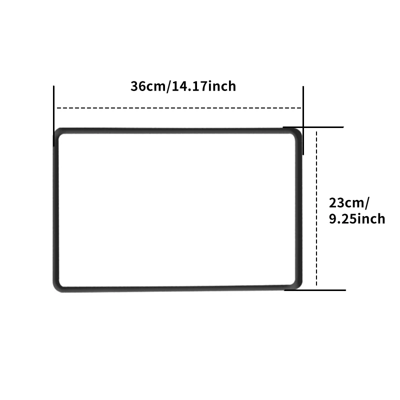 Flash de carbono adequado para tesla 2017-2026 modelo 3 y protetor de tela de navegação, protetor de tela de 15 polegadas preto
