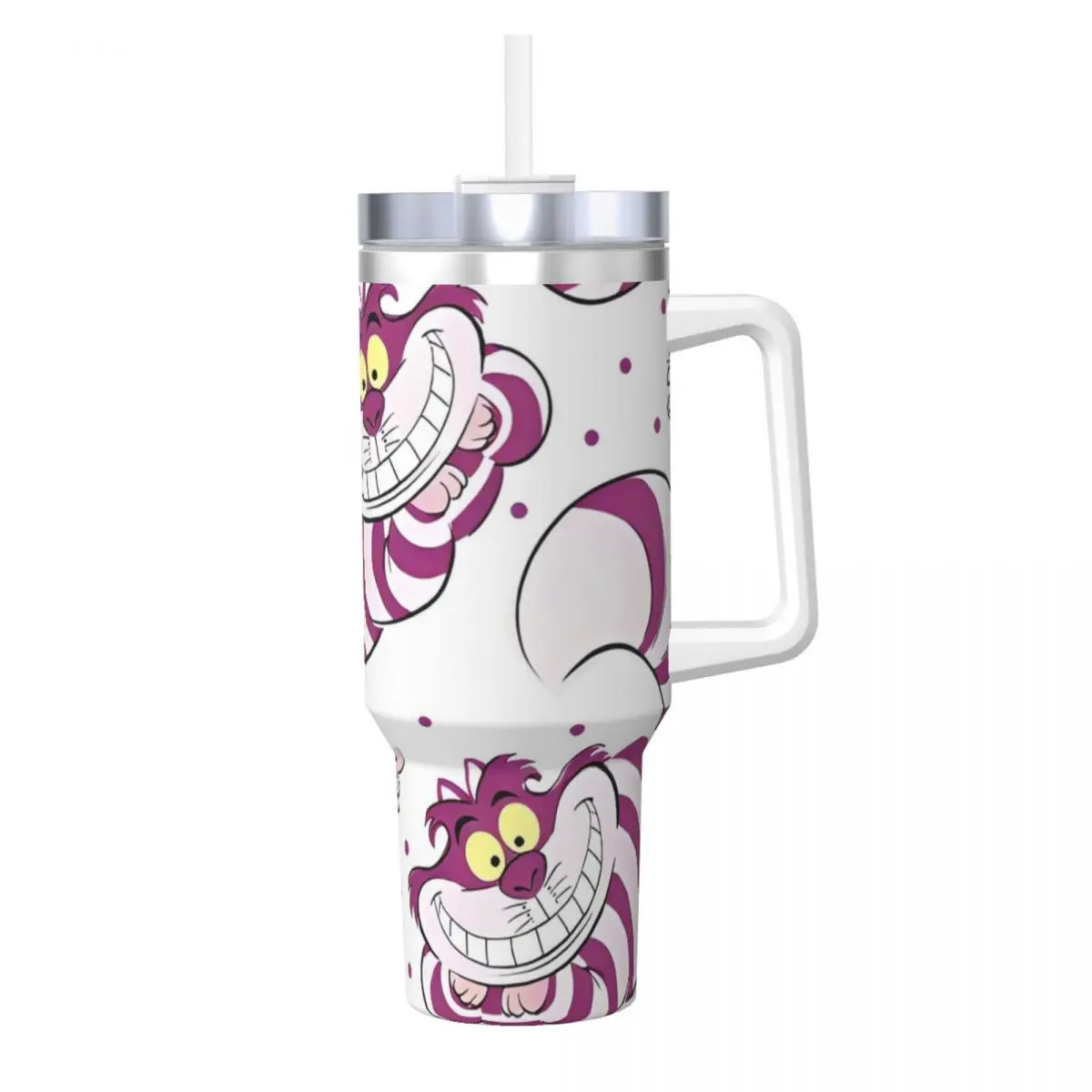 Stainless Steel Tumbler Alice In Wonderland Coffee Mug Insulated Cold and Hot Car Mugs Travelist Graphic Water Bottle