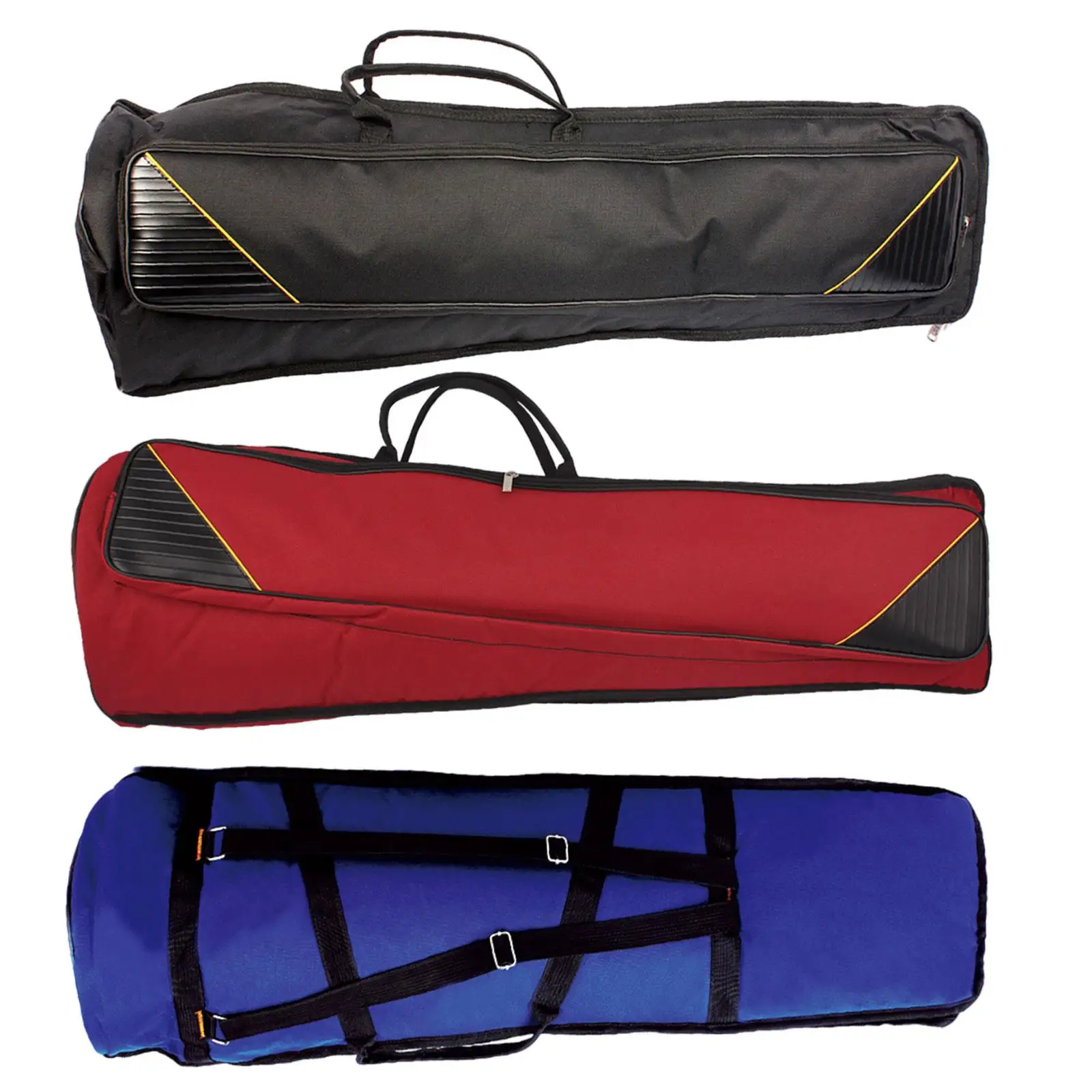 Trombone Shoulders Bag Padded Bass Trombone Gig Bag Trombone Carrying Case Tenor Trombone Bag Musical Instrument Accessories