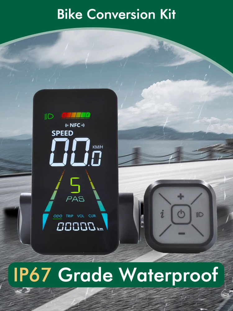 AliExpress Mcezdy F4 UART2 Turn On The NFC Digital Stopwatch Computer Screen Electric Bicycle Display Ebike Accessories Cycling Computer Bike