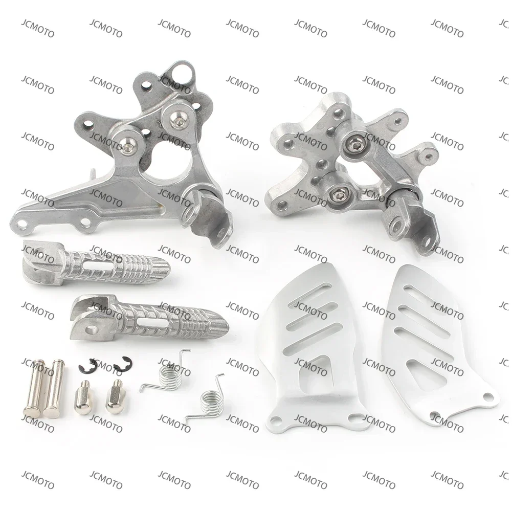 

For SUZUKI GSXR 1000 2005 2006 20007 2008 Aluminum Alloy 1Pair Left+Right Motorcycle Front Rider Foot Pegs Footrest Brackets