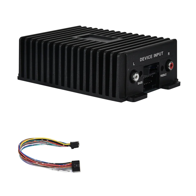 ABGI-Power Android DSP Verstärker Box Auto Stereo Audio 4X80w Für Alle Android Auto Radio Hi-Fi EQ Sound RY-125AB Für Auto Stereo