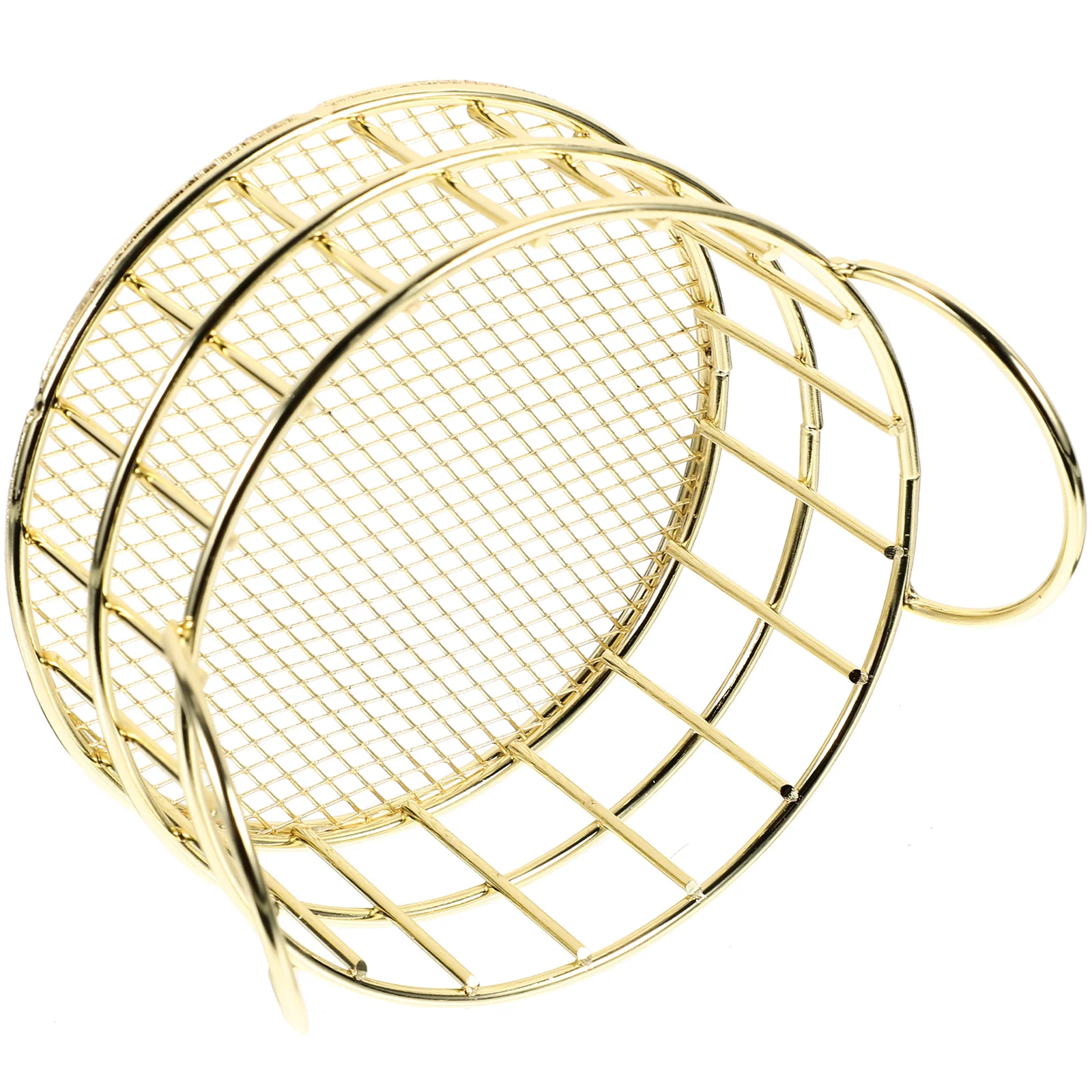 

Cat Ears Storage Basket Metal Baskets for Organizing Small Tabletop Organizer Home Mini Organization