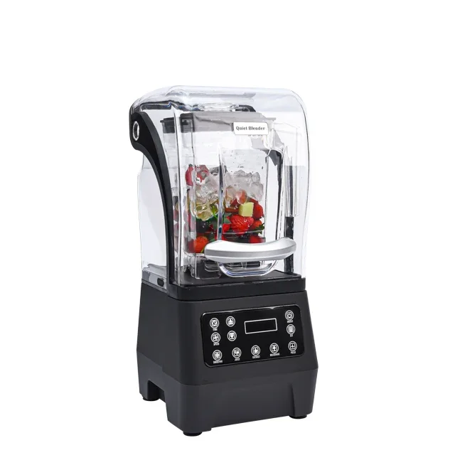 

Soundproof Blender With Cover mixer juicer and blender heavy duty silent commercial smoothie maker blender