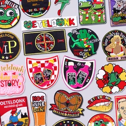 Oeteldonk Emblem Patch Carnival For Netherland Embroidery Patch Iron On Patches On Clothes Oeteldonk Emblem Patches For Clothing