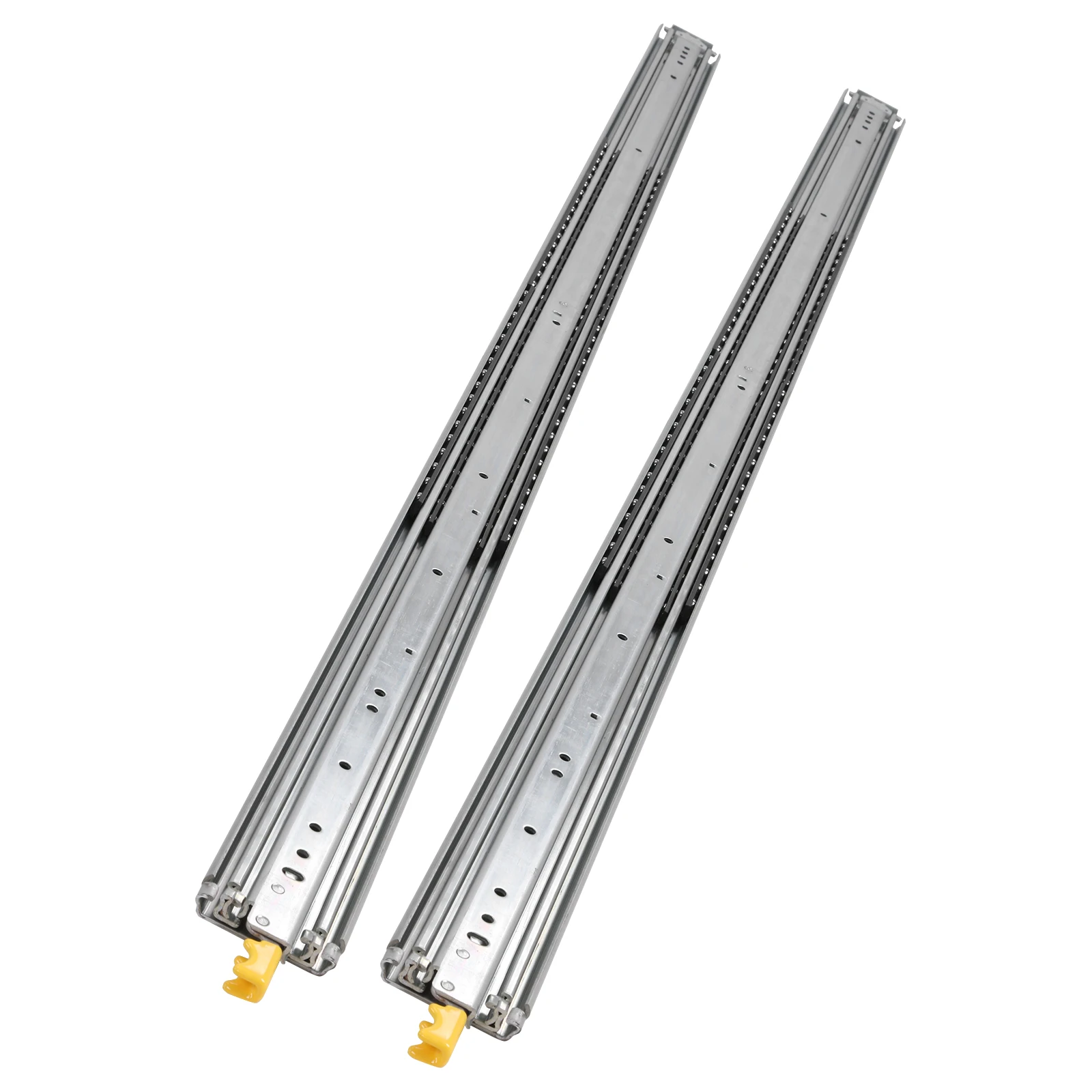 

1 pair of 500 lb heavy-duty drawer slides with locks 72 inches 1800-3600mm. (80)