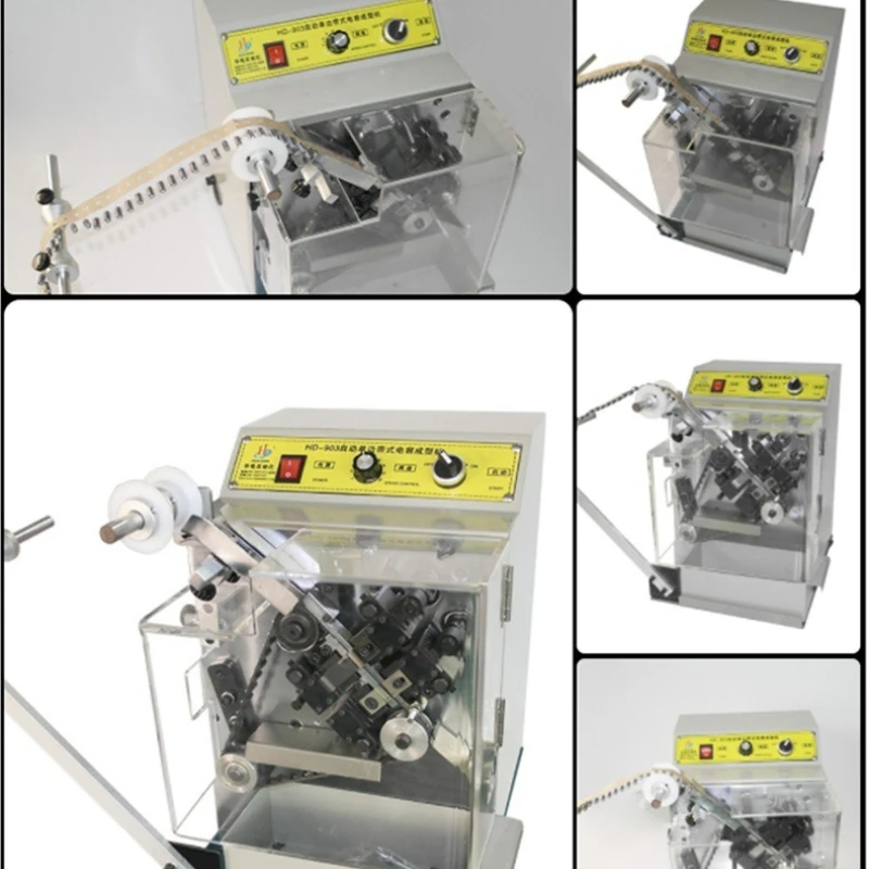 Belt capacitor unilateral part forming machine bending machine