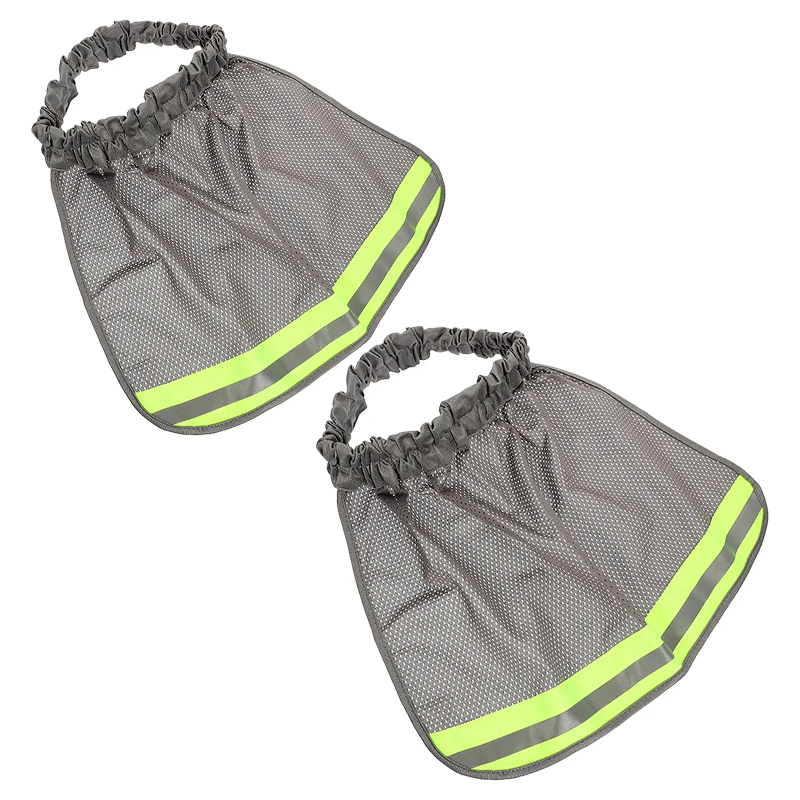 

2Pcs Reflective Hard Hat Sun Shade Neck Protector Lightweight Foldable Cooler Construction Cover Neck Shade for Outdoor