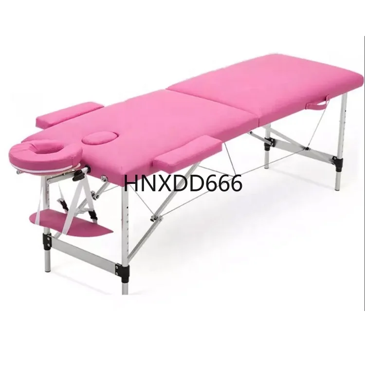 

Hot Sale Two Section Aluminum Massage Bed Massage Couch Portable Massage Table