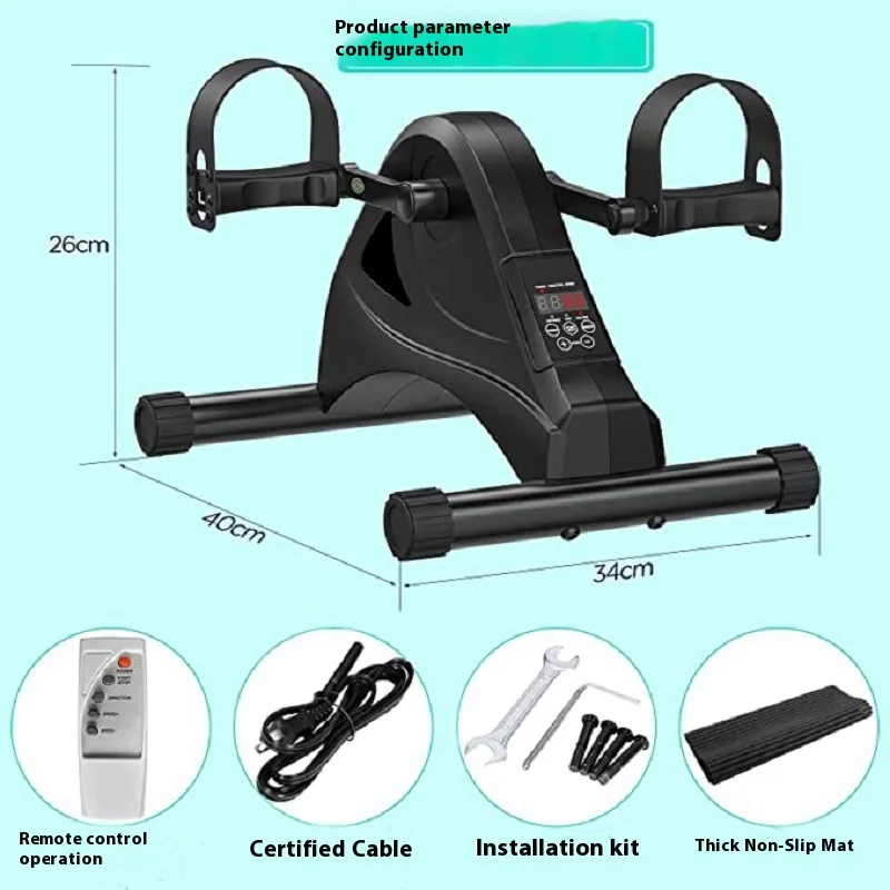 

Silent Magnetic Control Fitness Bike, Home-Use Smart Spinning Indoor Sports Equipment, Foldable Pedal Exerciser
