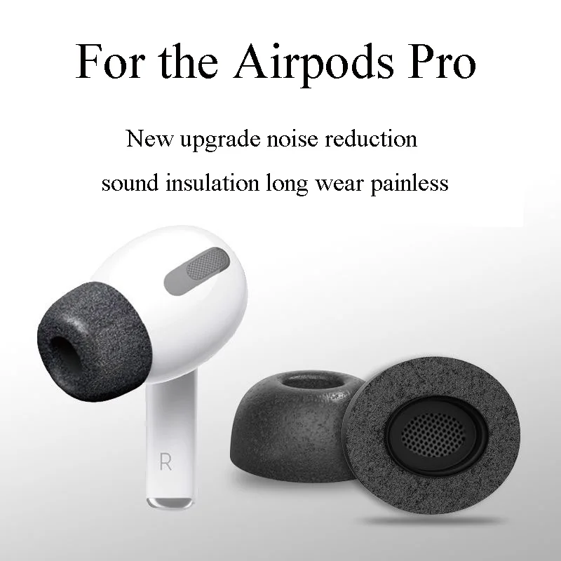 

For Airpodspro Earbuds Memory Sponge Earcap Pro2 Comes With A Filter Pressure Relief Hole To Reduce Noise And Bounce Earbuds