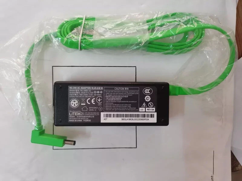 Original Liteon 19V 4.74A 90W PA-1900-32 AC Adapter For Razer Raptor 27 165Hz Monitor Review RZ39-0276 Power Supply 5.5*2.5mm