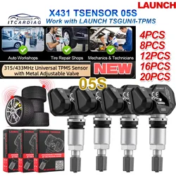 LAUNCH X431 2 in 1 RF-SENSOR 315MHz & 433MHz TPMS Sensor Tire Repair Tools Scanner Tire Pressure Sensors Tester Programming