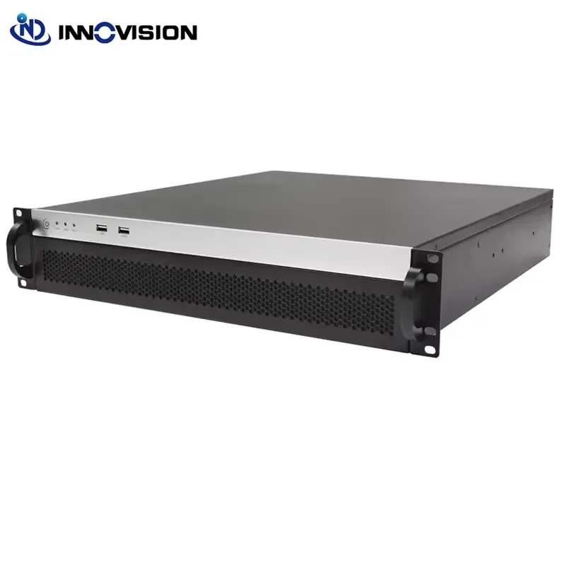 BOLRZO High Quality 2U 19-Inch Rack 480mm Depth Server Chassis Micro ATX IPC Chassis