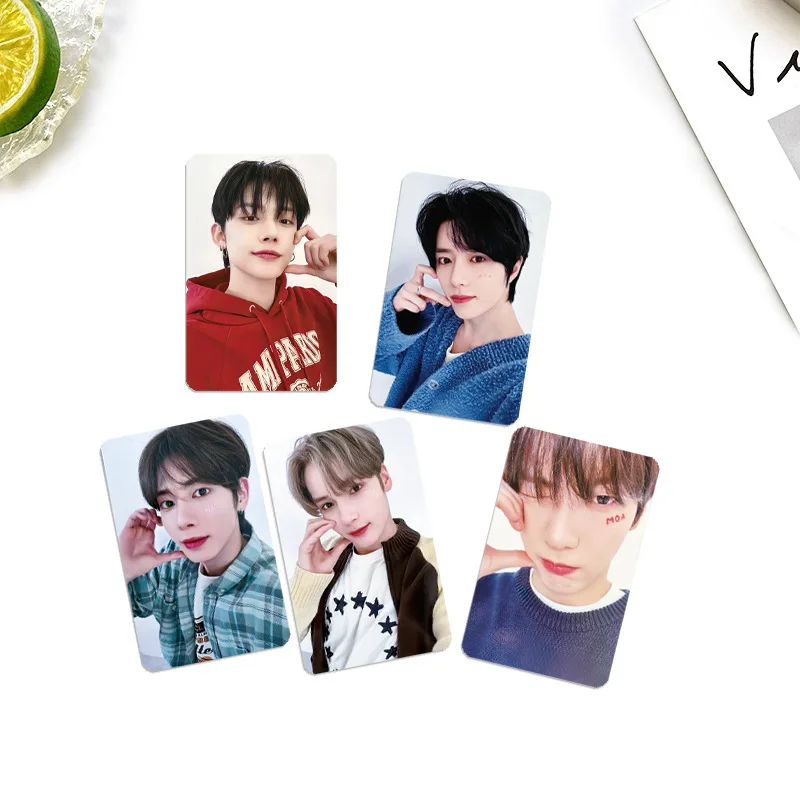 5Pcs/Set Soobin Yeonjun 5th Anniversary Fanlive Zone Lomo Cards Beomgyu Hueningkai Taehyun Selfie Photocard Fans Collection Gift