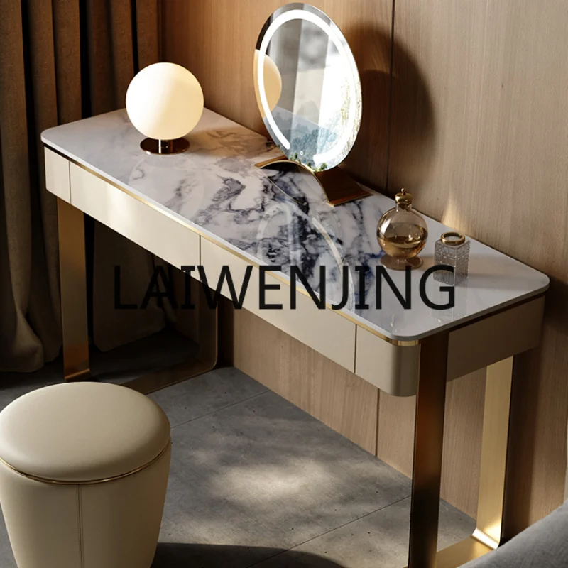 Light Luxury Modern Minimalist Dressing Table Bedroom Full-Length Mirror Integrated High-End Makeup Table