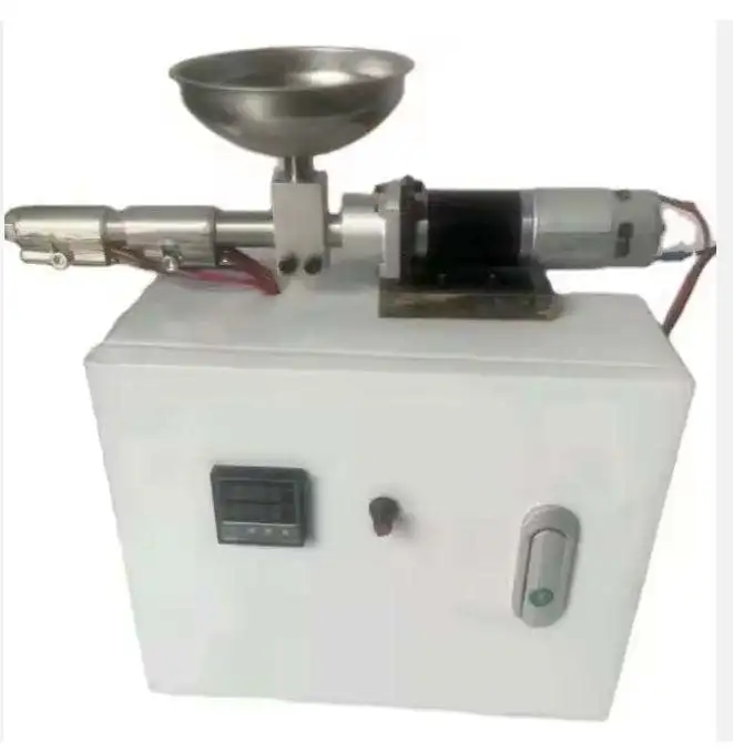 Small Lab Desktop Single Screw Extruder Machine 3D Printer Filament Extruder for PE ABS Plastic for PC PA Bar Film Applications