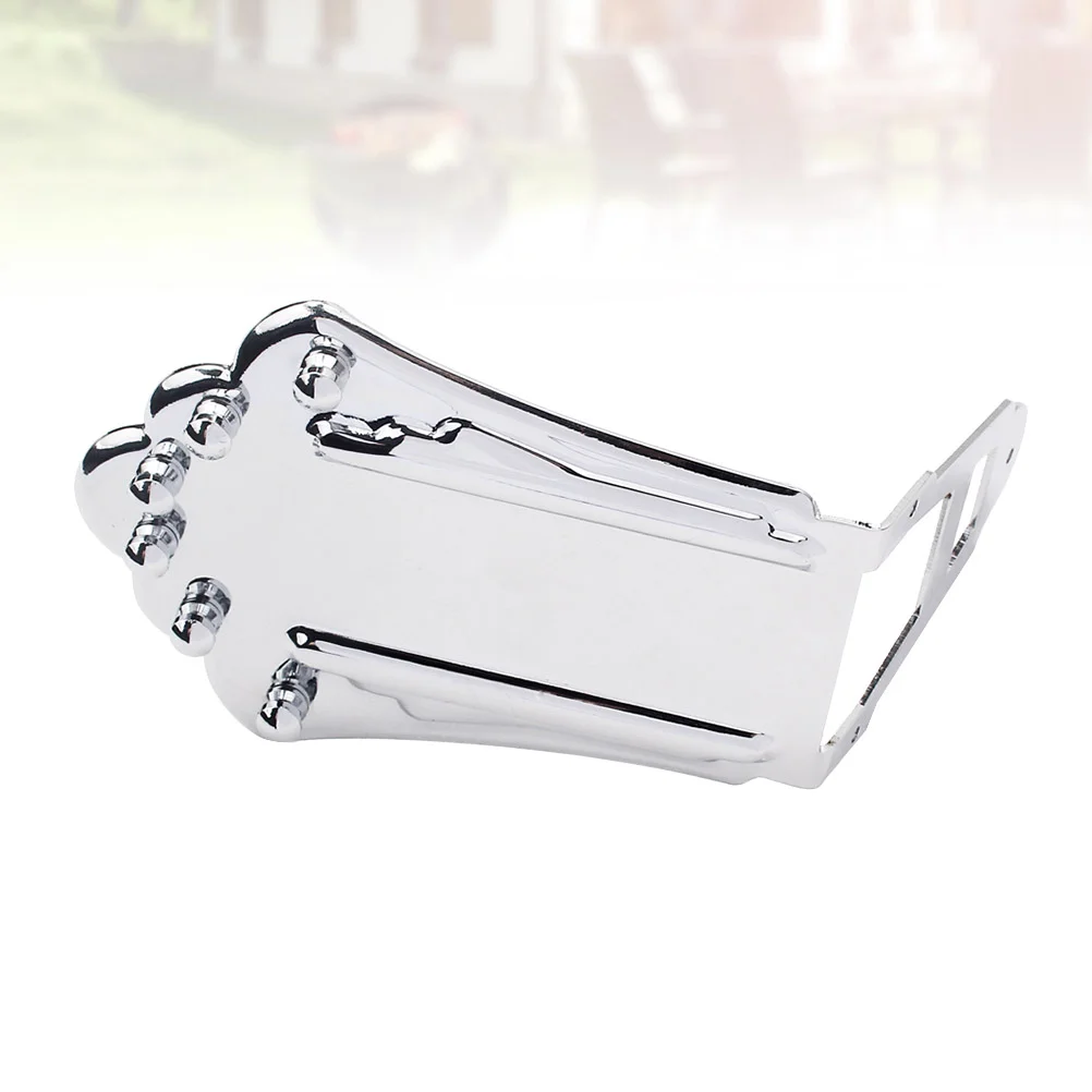 Metal Soild Trapeze Tailpiece String Drawing Board For Jazz Guitar Use(Silver) Guitar tailpiece Metal Guitar tailpiece