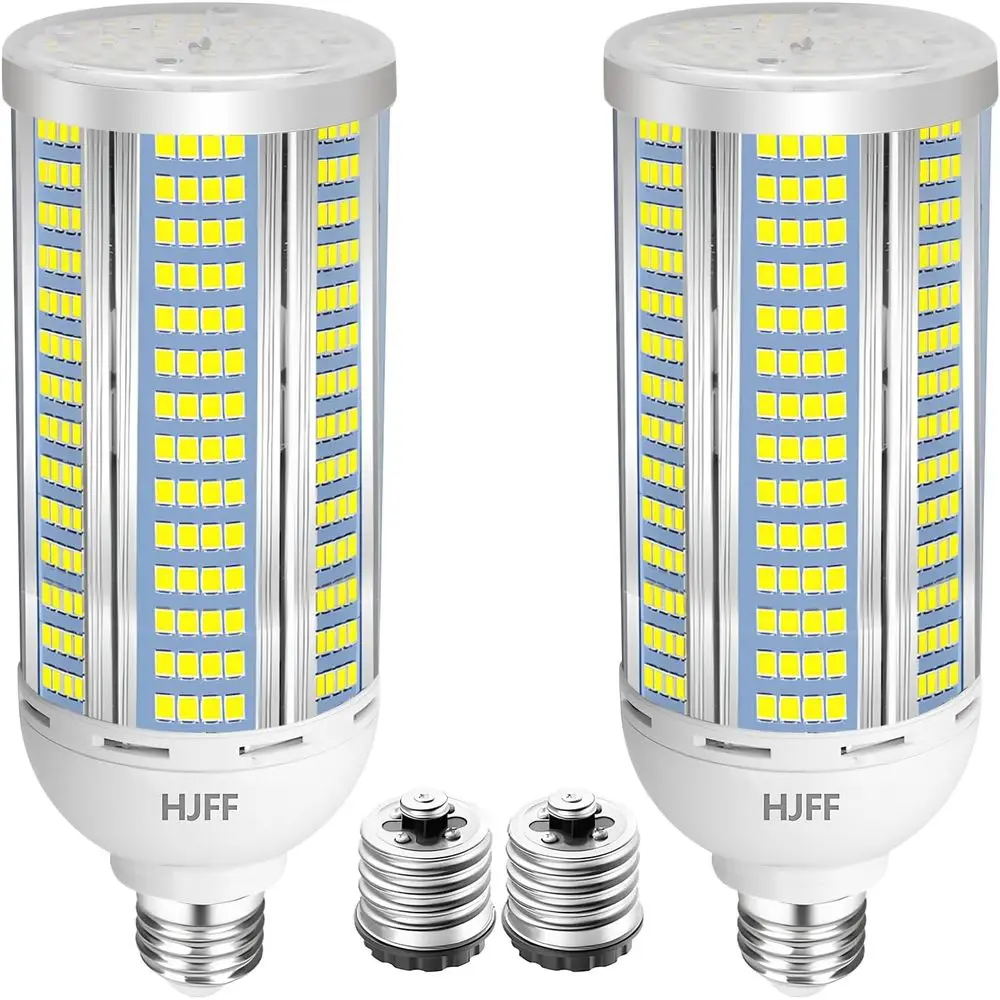 

2-Pack 100W LED Corn Light Bulbs,5000K,AC110-277V,15000lm,E26/E39 Base,LED Replacement Metal Halide HID CL or Commercial Industr