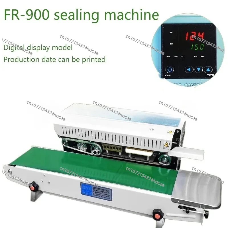 Fully Automatic Horizontal Continuous Bag Sealing Machine FR-900 Plastic Bag Belt Sealing Machine